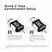 UP Security Small Locker Lock, Combination Lock for Locker, Small Combination Padlock for Luggage, Suitcase, Backpack, Bag, Zipper, Combo Padlock with Code for Gym, Cabinet, Storage Case, Tool Box