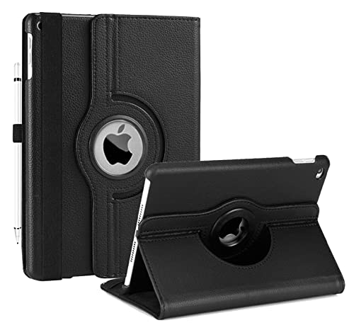 New iPad 9.7 2018 2017 / iPad Air 2 Case - 360 Degree Rotating Stand Protective Cover with Auto Sleep Wake for iPad 9.7 inch 6th Gen, 5th Gen/iPad Air 2/ iPad Air (Black)