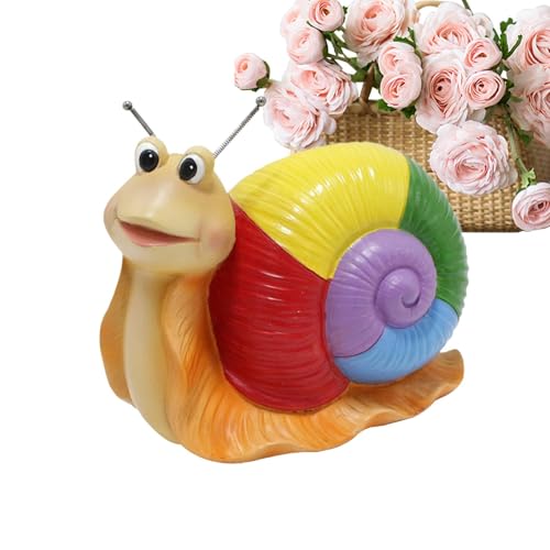 Hogvinnatil Maceta de caracol, Maceta de caracol | Diseño de forma de caracol Lindo Macetas compactas de jardín Versátil colorido para interior, exterior, jardín, balcón y