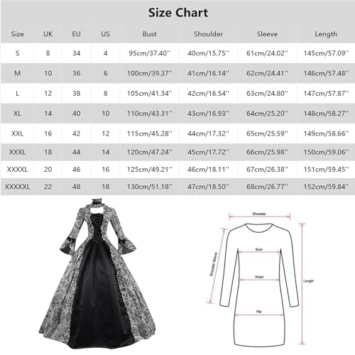 Robe de fête médiévale ajustable pour silhouette parfaite - 4