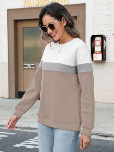 TICTICMIMI Women's Casual Crewneck Sweatshirts Long Sleeve Tops Loose Fit Fall Shirts4