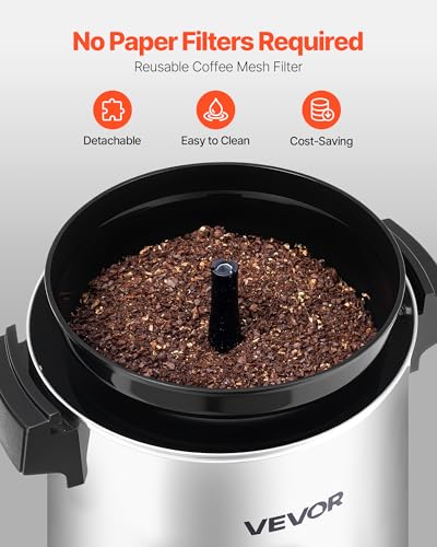 VEVOR 40 Cup Aluminum Coffee Urn