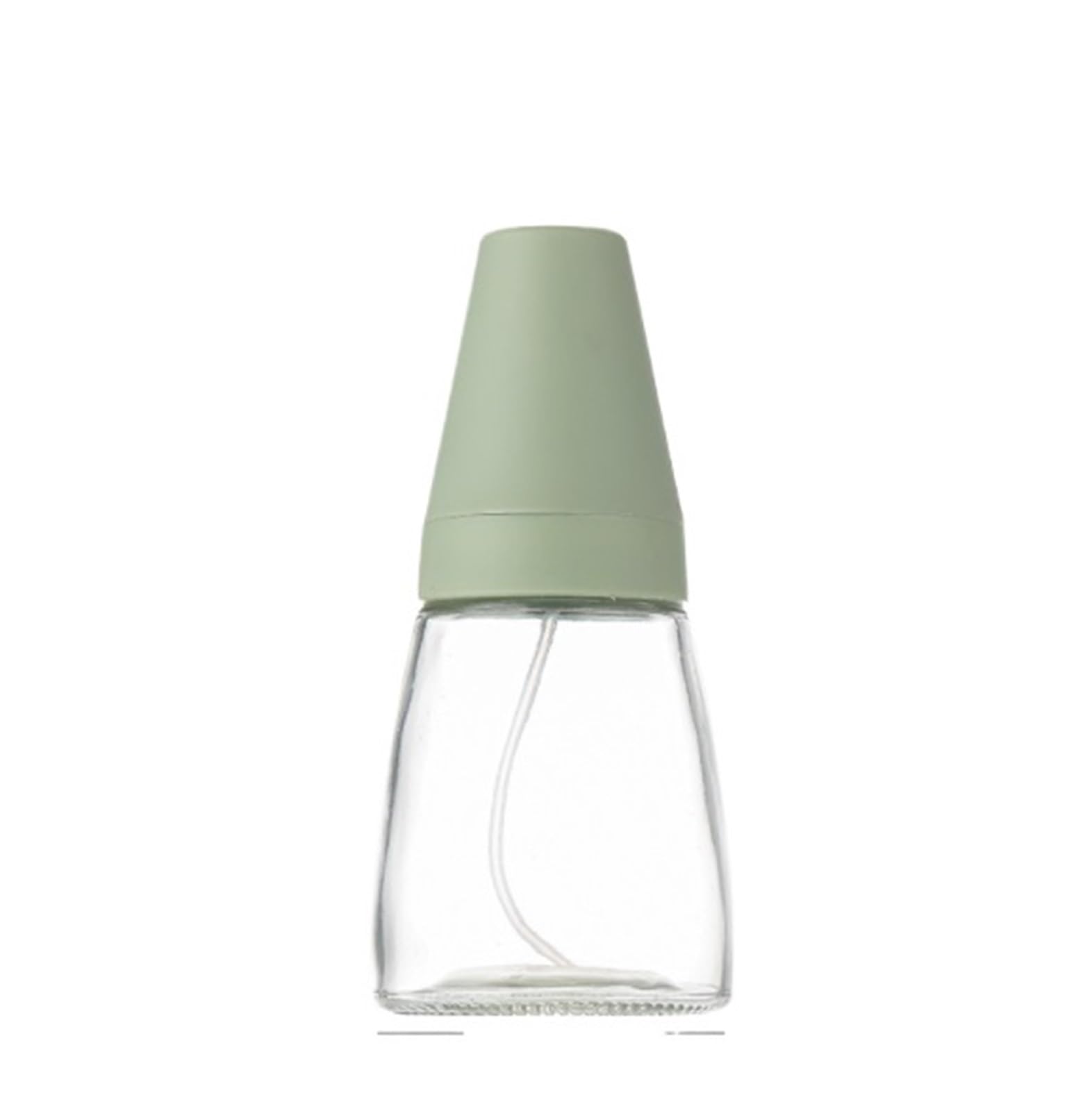 HDICUHNANU Reusable Kitchen Oil Bottles Cruet Glass Push Oil Sprayer With Lid Is Suitable For Salads Grilling Baking Air Fryer, Salad(Grün)
