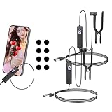 AAJHH USB給電式 オートクリッカー スマホ連打装置 Tiktok タップ機 自動タップ 高速連打装置 無音 117のクリック周波数レンジ ライブ/いいね/ハート/ゲーム周回作業 iPhone iPad Android 各種タッチパネル機器対応 ブラック 2セット