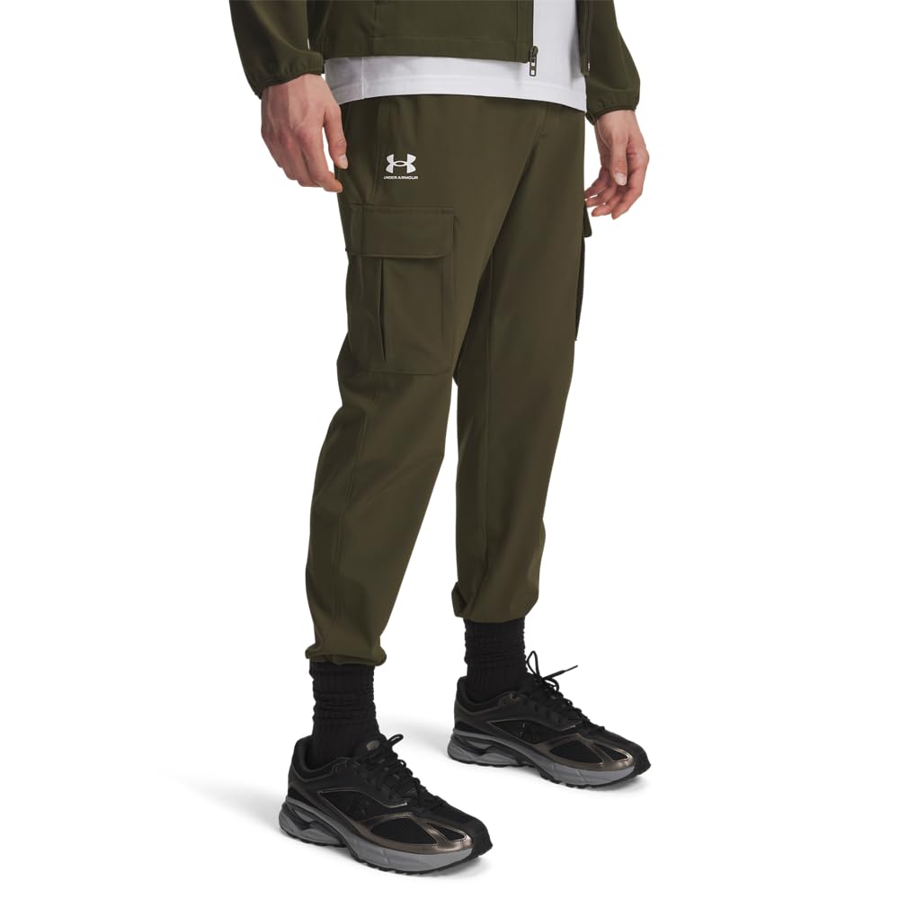 Under Armour Men's Vibe Closed Hem Fleece Joggers - Expedition Grn - M