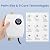 Tankless Water Heater Electric 110V Under Sink Small Hot Water Heater Instant On Demand for Kitchen Bathroom 3000W (White)