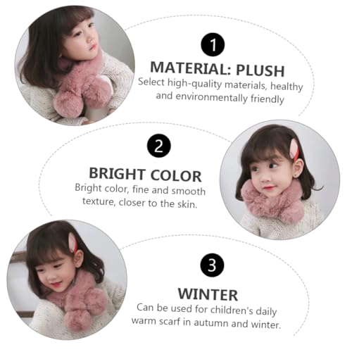 Bufanda de invierno para evitar resfriados con cuello envolvente infantil 7