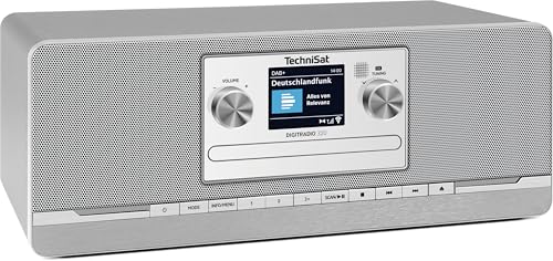 TechniSat DIGITRADIO 320 – Stereo Digitalradio (Kompaktanlage mit DAB+ & UKW, CD-Player, Bluetooth, USB, 2×5W RMS, TFT-Farbdisplay, Favoritenspeicher, Wecker, Sleeptimer,...