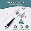 KITEXPERT Meat Tenderizer Hammer with Comfortable-Grip Handle, Dual-side Mallet for Kitchen, Heavy Duty Pounder For Tenderizing Steak, Beef and Fish #5
