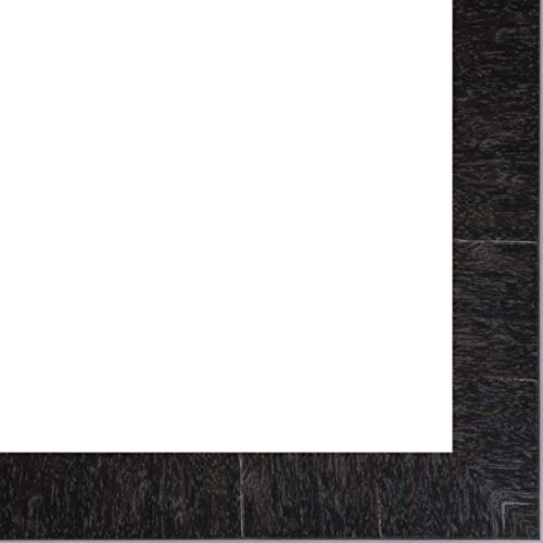 CountryArtHouse Picture Frame Moulding (Wood) 100ft bundle - Contemporary Black Finish - 1.375