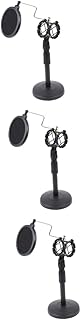 SUPVOX 3 Pçs Suporte De Microfone Boom Mic Boom Suporte De Mesa Suporte De Microfone Quadro De Fixação De Microfone Suporte De Microfone Rack De Microfone Suporte De Microfone Montagem