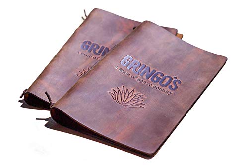 Custom Leather Menu Holder – Personalized Restaurant Menu Covers – Menu Book for Bars, Cafés & Hotels – Durable Menu Folder for Drink, Cocktail & Wine Lists