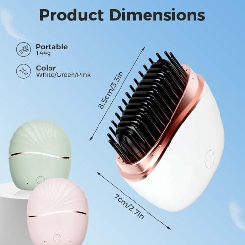 Mini plancha inalámbrica para pelo portátil y rápida miniatura 5