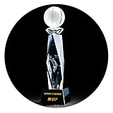Pokale Basketball-Trophäe Klarkristall-Trophäe Basketball-Meisterschaftspreis Slam Dunk, Text Kann Angepasst Werden (Color : Clear, Size : 8 * 8 * 27cm)