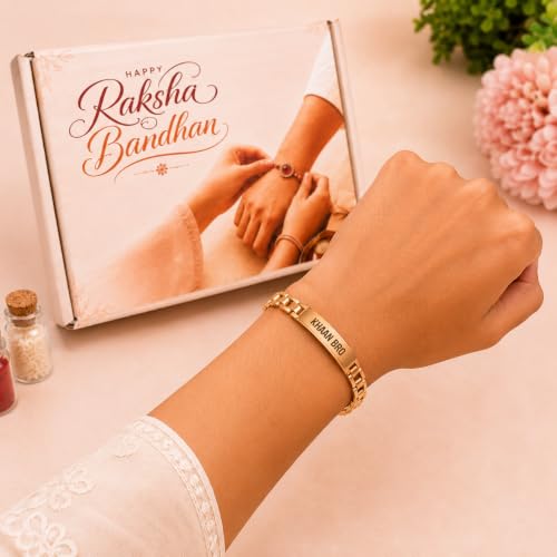 Image of PersonalisedRakhi For Brother | Best & TrendyRakhi for bhai | Customized nameRakhi for Rakshabandhan