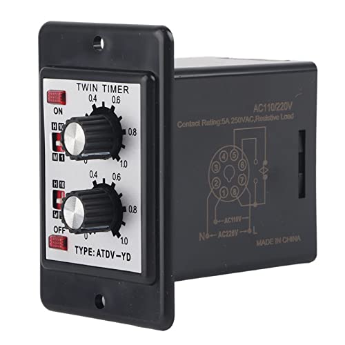 Relais de minuterie commande bouton haute précision Domary AC110V 220V - 7