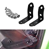 TOM - Glove Box Repair Kit For Audi A4 S4 RS4 B6 B7 8E 2001 2002 2003 2004 2005 2006 2007 2008 2pcs Black