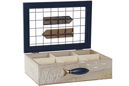 Space Home - Caja para Bolsita de Té - Caja para Infusiones - Almacenaje de Cocina - 6 Compartimentos - 23 x 16 x 7 cm - Imagen 5