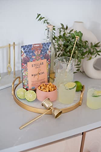 Stellar Pretzel Braids, Maui Monk, Sweet Maui Onion Style Seasoned Pretzels, 5Oz (Pack Of 6) Vegan, Non-Gmo, Woman-Owned, Baked With Love By Stellar Snacks #TOP2