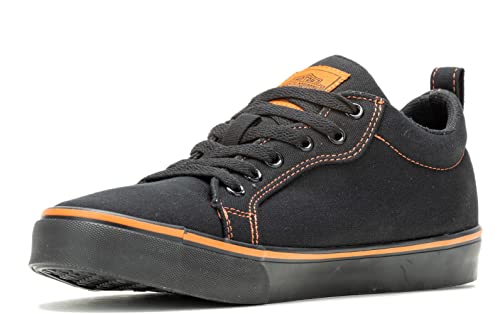 Harley-Davidson Men's Torland Black Vintage Style Sneakers D938972