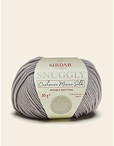 Sirdar Snuggly Cashmere Merino Silk DK Double Knitting, Snow Queen (302), 50g