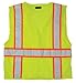 Kishigo 1195 Ultra-Cool Polyester Mesh Multi-Pocket Vest, Medium, Lime