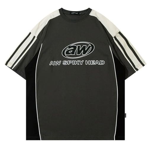 Graphic Tees Y2k Men Vintage Oversized Shirts Tee Baggy Racing