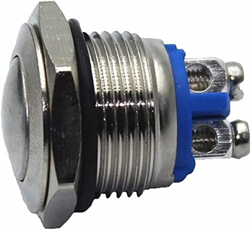 Micro interrupteur 16MM bouton métallique auto-réinitialisation pour démarrage alimentation - 4