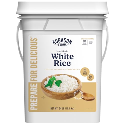 Augason Farms Long Grain White Rice Emergency Food Supply