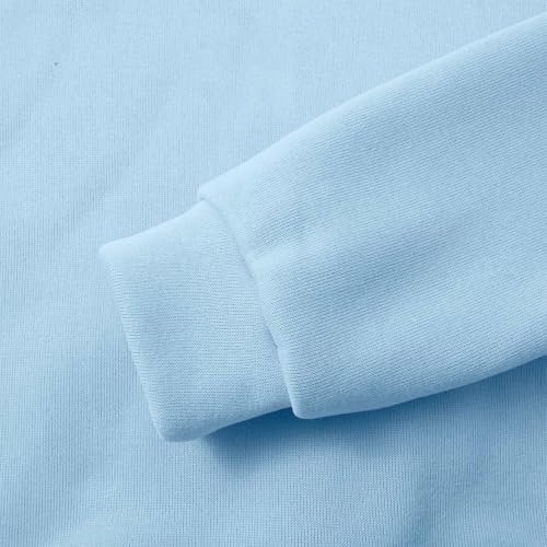 Youth Boys Girls Half Zipper Hoodie Kids Basic Solid Fleece Pullover Sweatshirt Casual Oversized Fall Winter Warm Outfits4