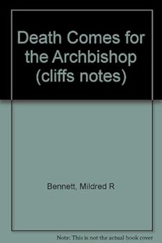 Paperback Cliffsnotes Death Comes for the Archbishop Book