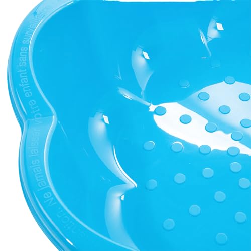 Ondis24 Sandkasten Muschel - Kunststoff Sandmuschel Wassermuschel, Muschel Sandkasten Für Kinder, Strandmuschel Kinder, Sandkasten, Sandkiste, Sonnenblumenstil, 76cm x 76cm x 18cm