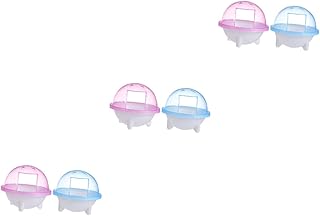 FRCOLOR 6 Pçs Hamster Banheiro Hamsters Banho Gaiola De Areia Chinchila Banheira Hamster Banheira Hamster Recipiente De Banho De Areia Banheira Para Animais De Estimação Banheira De