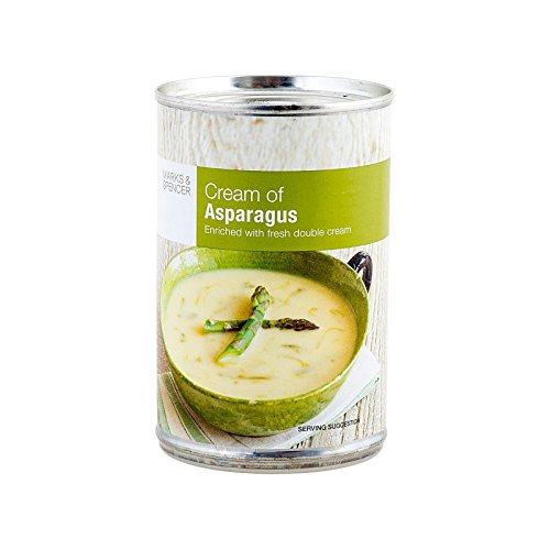 (Marks & Spencer (�}�[�N�X���X�y���T�[)) �A�X�p���K�X�̃X�[�v400�O�����̃N���[�� (x6) - Marks & Spencer Cream Of Asparagus Soup 400g (Pack of 6) [���s�A���i]