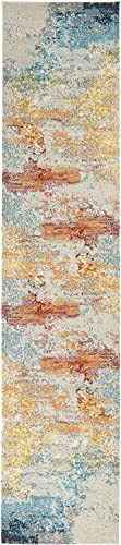 Tapete decorativo 2x6 pies Nourison miniatura 6