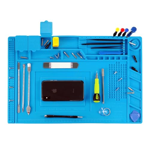 Manta Magnética Manutenção Celular Antiestática Silicone Bancada 45x30cm