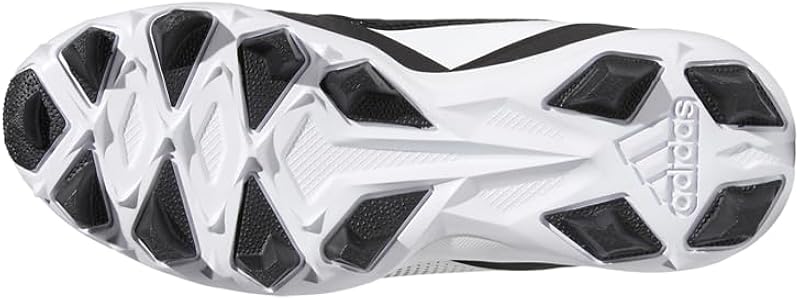 Amazon.com | adidas Icon 7 Mid MD K Black/White 10 | Baseball