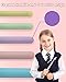 Retractable Teacher Pointer for Classroom Kids Reading, Dumero Extendable Finger Pointer Stick for School, Collapsible Finger Pointing Stick, Long Telescoping Hand Pointer, Pink