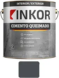 Cimento Queimado Acrílico Inkor 5 Kg - Carvão Cinza