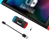 ZIOCOM Bluetooth Adapter Audio Transmitter for Nintendo Switch,USB C Connector Low Latency,Support in-Game Voice and Two Devices,Compatible with AirPods PS4 Bose Sony and Bluetooth Headphones