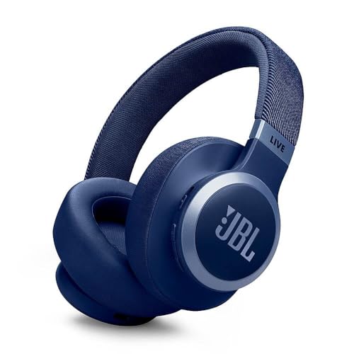 JBL LIVE770NCBLU Live 770NC Wireless Over-Ear Adaptive Noise Canceling Headphones - Blue
