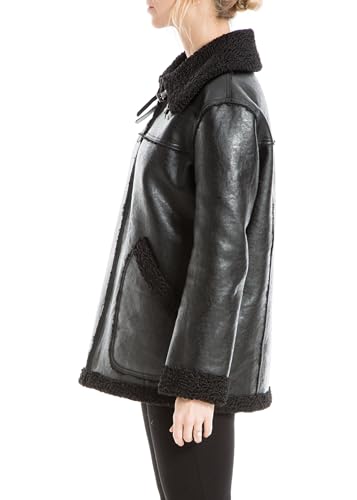 Max Studio Women's Faux Leatherette Zip Front Jacket3