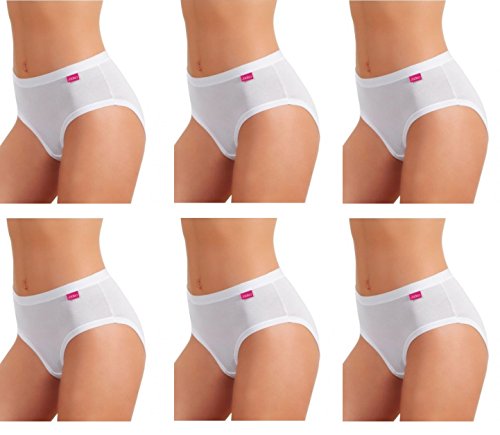 Slip 742 Noir JADEA, sous-vêtements femme invisibles en coton stretch respirant