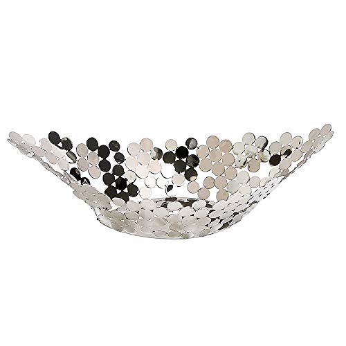 IMPULSE! Jade Oval Stainless Steel Fruit Bowl