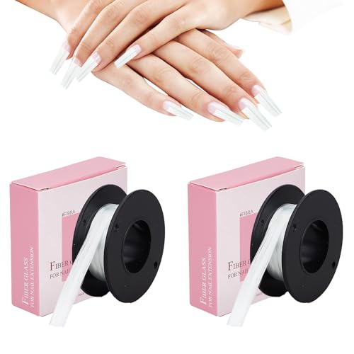 NICENEEDED 2 Stück Fiberglas Nagelverlängerungsfasern