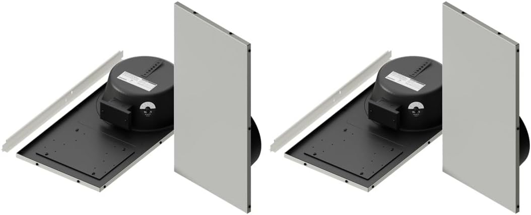 Bogen CSD1X2U-V2 8-Ohm/70V/25V Drop-in Ceiling Speaker (Pack of 2), 4 Watts Power, 1 ft. x 2 ft. Steel Assembly with Finished Metal Grille, 8" Loudspeaker, 100° Dispersion, 10 oz. Magnet Weight