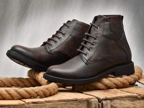 Image of GALEX Leather Boots for Men | Trendy, Stylish & Casual Boots