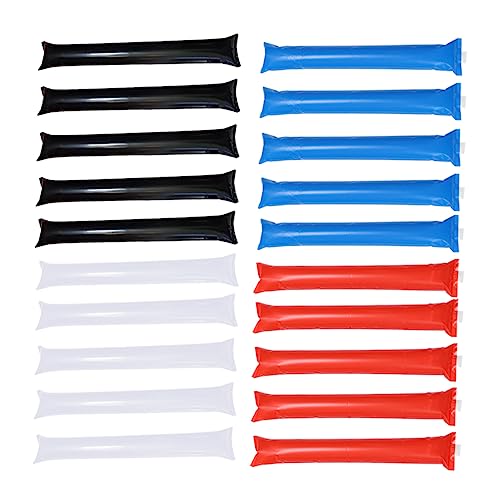 Kisangel 48pcs Inflatable Cheering Sticks Sticks for Concerts Sports Events and Competitions Lightweight Safe and Fun Party Favors