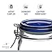 Bormioli Rocco Fido Collection, 6 Pack, 17 Oz. Food Storage Glass Jars, Airtight Rubber Seal & Glass Lid, With Stainless Wire Clamp, Made In Italy.