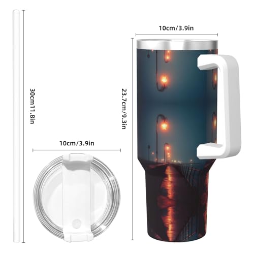 Pier Lights Printer Vaso Acero Inoxidable 40oz miniatura 5